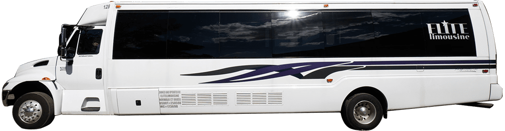 28-pass-bus-cutout Elite Limousine CT NY Limo Service